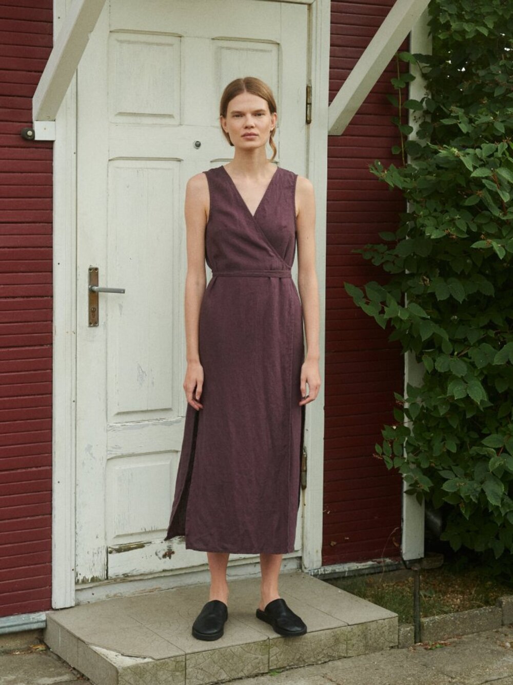 Linenfox wrap dress